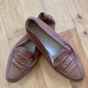 Leather loafers